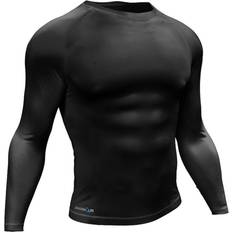 Adult Base Layers Loops Adult Long Sleeve Baselayer Compression Shirt - Black