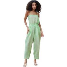 Checkered - Women Jumpsuits & Overalls Shein Women Loose Sleeveless Jumpsuit Spaghetti Strap Boho - Plaid