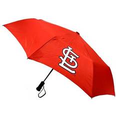 Umbrellas Storm Duds St Louis Cardinals Automatic Folding Umbrella With Flashlight - Red