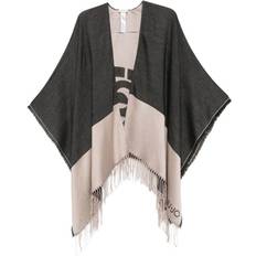 Dame - Sort Ponchos & Kapper Liu Jo Kappe Frakker Til Kvinder - Pastelpink/Sort