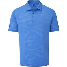 Camouflage - Men Polo Shirts Stuburt Golf Mens Breathable Moisure Polo Shirt - Blue
