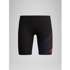 Grå Badebukser Børnetøj Speedo Black Medley Logo Jammer Swim Shorts