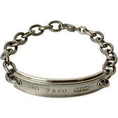 Titan Armband Tiffany & Co. Förhandsägt ID Armband Kedjedesign One Size