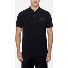 Diesel Men Polo Shirts Diesel Mens Polo Shirt Sleeve Casual Summer Golf Soft Cotton Tee - Black