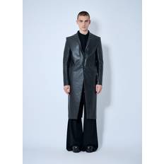 Skinn - Svarta Kappor & Rockar Rick Owens Kappa Herr Läderrock - Kappa