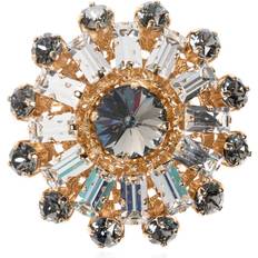 Gula Broscher Dolce & Gabbana Brosch Med Blommotiv Herr One Size