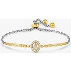 Nomination Adjustable Size Bracelets Nomination Royal Dream Silver Yellow Gold Cubic Toggle Bracelet - Two Colour