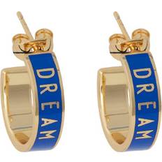Design Letters Øreringe Design Letters Word Candy Earrings Set Of 2 Pcs - Blue