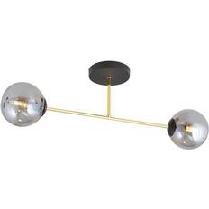 2 Sort Grafit Loftslampe Ø14 cm MAX 10W
