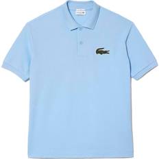 Lacoste Recycled Fabric Polo Shirts Lacoste Unisex Adult Loose Fit Polo Shirt - Blue