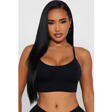 Fashion Nova Smooth And Ready Seamless Cami Bralette - Black