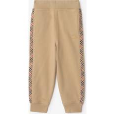 Burberry Tracksuits Burberry Check Trim Cotton Jogging Pants - Slipper