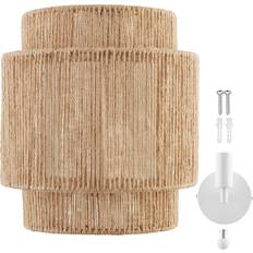 Wandleuchte Lignea Lux Jute Boho Stil 40W