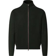 Gröna - Herr Koftor Hackett London Cardigan Milano Ull Ull Casual - Grön