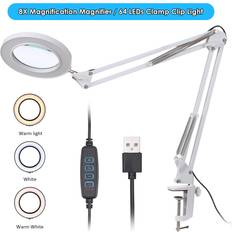 Förstoringsglas & Luppar KKmoon Magnifying Glass Magnifier 64 LEDs Clamp Light