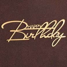 Happy Birthday PMMA Topper 1PC