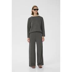 InWear Mjukisbyxor InWear Gincetteiw Melange Pants Dam Byxor - Dark Grey