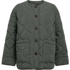 Overtøj Object Allie Quilted Jacket Objallie - Mørkegrøn