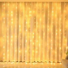 Window Curtain Lights 300 LED With Remote