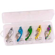 Fishing Equipment Shein Metal Spinner Lure VIB Tail Long Cast Bait Spoon