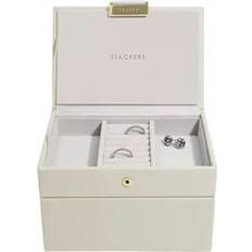 Stackers Smyckeskrin Stackers Mum Set Of 2 Mini Jewellery Boxes - Grey