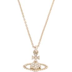 Vivienne Westwood Mayfair Bas Relief Necklace Women - Brass/Crystal