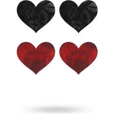 Rød Undertøjstilbehør Eye Candy Pasties Stolen Kisses Hearts - Nipple Covers