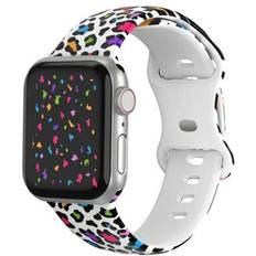 Apple Watch Series 8 Smartwatch Strap Shein Printed Silicone Strap Replacement Wristband