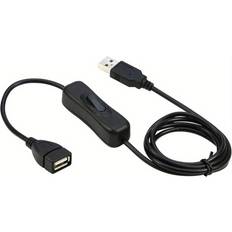 Temu Usb Extension Cable With Switch 1m