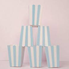 Shein Blue And White Popcorn Boxes 10pcs 20pcs 50pcs