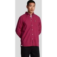 Lyle & Scott Skjortor Lyle & Scott And Men's Plain Oxford Shirt Red