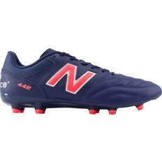 New Balance Football Shoes New Balance 442 v2 Team FG Wide Firm Ground Soccer - Navy/Silver
