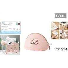 Sacchetti per il Lavaggio Sacchetto Lavatrice Rosa Borsa Biancheria Reggiseno Lavaggi A Rete 18x15cm
