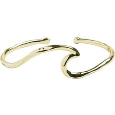 Pieces Smycken Pieces Fplise Cuff Plated Guld - One Size