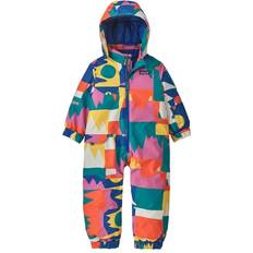 Patagonia Overalls Patagonia Baby Snow Pile One-Piece Suit - Forest Being/Sizzle Red