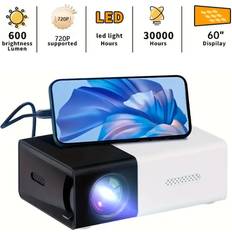 Temu Mini Portable Led Projector UK Plug
