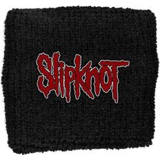 Enfärgade - Unisex Svettband Slipknot Embroidered Wristband Logo Svettband - Svart