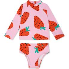 Knapper Badetøj Stella McCartney Kids Pink Bikini For Baby Girl - Multicolor