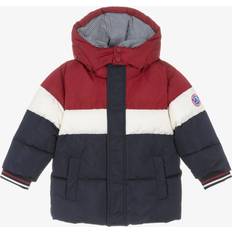 Fleece Jackets Petit Bateau Colourblock Padded Colourblock Puffer Jacket - Blue/Red