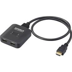 SpeaKa Professional SP-HDMIBS-100 2+1 Port HDMI-Switch