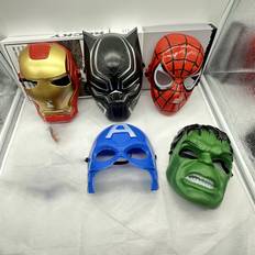 Temu 5pcs Movie Theme Masks Spiderman Hulk Party