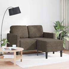 vidaXL 2-Personers Med Chaiselong L-Formet 125 cm Sofa 2stk 2 personers