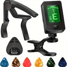 Temu Guitar Tuner Clip Release 6 Picks