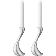 Georg jensen lysestage cobra Georg Jensen Cobra Lysestage 20cm 2stk