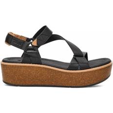 Teva Uld Sandaler Teva Kilehælssandal Uld Uld - Sort