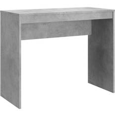vidaXL Engineered Wood Concrete Grey Writing Desk 40x90cm