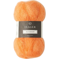 Isager Garn & Håndarbejdsudstyr Isager Silk Mohair Citrus Orange 212m