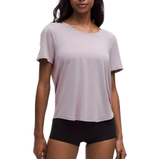 Lululemon Modal-Silk Twist Back Short-Sleeve Shirt - Mauve Grey
