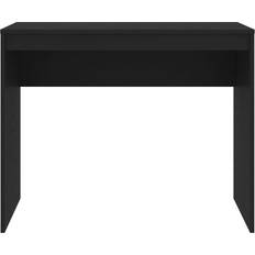 Trä Skrivbord vidaXL Engineered Wood Black Writing Desk 40x90cm