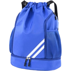 Polyester - Women Gymsacks Shein 1pc Drawstring Backpack, Large Sport/Fitness Bag With 2 Zipper Pockets